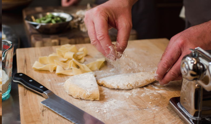 Homemade pasta cooking class with a Chicago chef